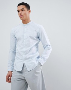 Рубашка с длинными рукавами из 100% хлопка Tom Tailor - Синий