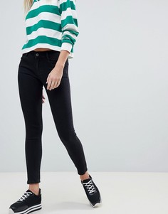 Черные джинсы скинни с заниженной талией Pull&bear - Черный