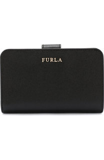 Кожаный кошелек с логотипом бренда Furla