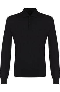 Шерстяное поло с длинными рукавами Zegna Couture