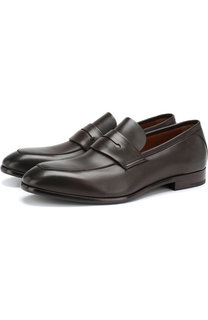 Кожаные пенни-лоферы Ermenegildo Zegna