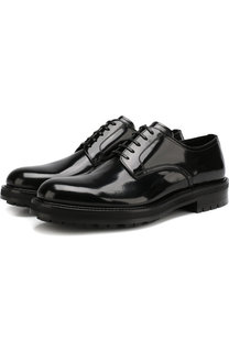 Кожаные дерби на шнуровке Dolce & Gabbana