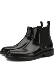 Однотонные кожаные челси Green George