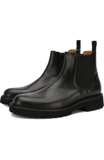 Однотонные кожаные челси Green George