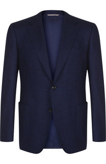 Однобортный пиджак из шерсти Canali