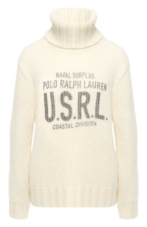 Шерстяной пуловер с высоким воротником Polo Ralph Lauren