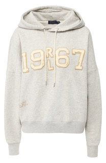 Хлопковый пуловер с капюшоном Polo Ralph Lauren