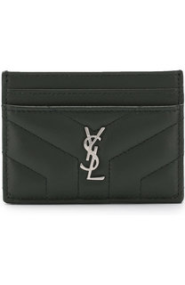 Кожаный футляр для кредитных карт Saint Laurent
