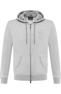 Толстовка на молнии с капюшоном Emporio Armani