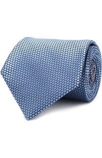 Шелковый галстук с узором Ermenegildo Zegna