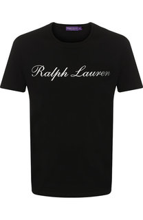 Хлопковая футболка с логотипом бренда Ralph Lauren