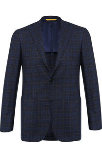 Однобортный пиджак из шерсти Canali