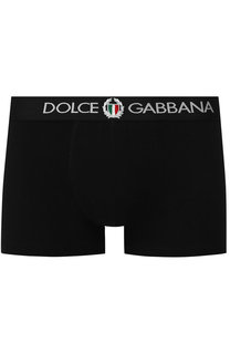 Хлопковые боксеры с широкой резинкой Dolce & Gabbana