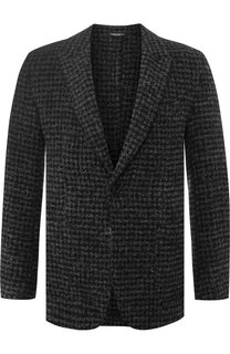 Однобортный пиджак из шерсти Dolce & Gabbana