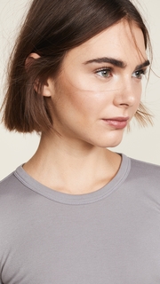 Enza Costa Bold Long Sleeve Crew Neck Tee