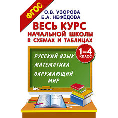Обучающее пособие "Весь курс начальной школы в схемах и таблицах" 1-4 класс. Русский язык, математика, окружающ Издательство АСТ