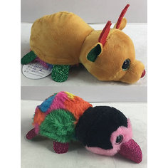Мягкая игрушка Teddy "Перевертыши" Олень-Тукан, 16 см.