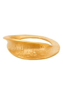 Позолоченное кольцо с фактурной отделкой Joidart Barcelona