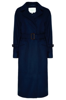 Синее пальто с поясом Akhmadullina Dreams