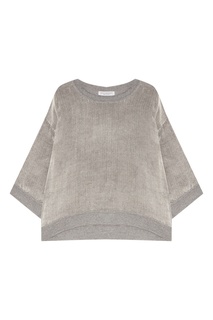 Серый пуловер из шерсти Amina Rubinacci