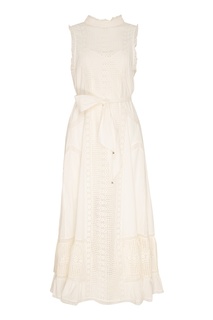 Ажурное белое платье макси Zimmermann