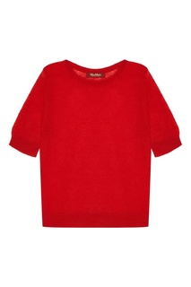 Красный джемпер Lella с короткими рукавами MAX Mara