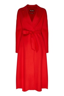 Красное однобортное пальто Notizia MAX Mara