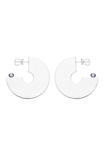 Серебряные серьги с черными жемчужинами Serebriciti Jewelry