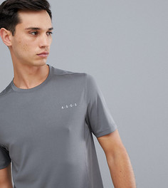 Серая футболка из быстросохнущей ткани ASOS 4505 Tall - Серый