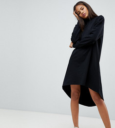 Свободное трикотажное платье ASOS DESIGN Tall - Черный