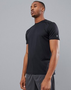 Черная эластичная футболка New Look SPORT - Черный