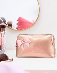 Косметичка с бантом Ted Baker - Золотой