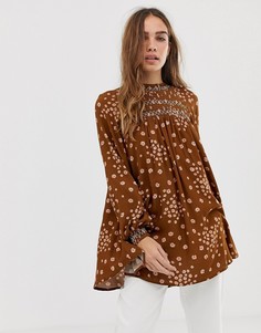 Туника Free People - Коричневый