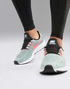 Кроссовки мятного цвета Nike Running Air Zoom Pegasus 35 942851-009 - Зеленый