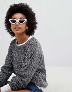 Джемпер с круглым вырезом Brave Soul Grunge - Черный