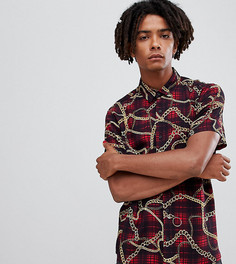 Рубашка классического кроя с принтом Reclaimed Vintage Inspired - Красный