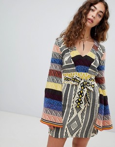 Платье-джемпер мини Free People - Темно-синий