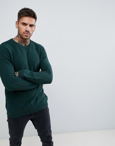 Зеленый джемпер с круглым вырезом Pull&Bear - Зеленый