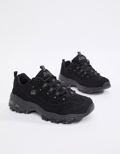 Черные кроссовки Skechers DLites - Черный