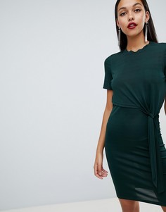 Платье с поясом Y.A.S - Зеленый