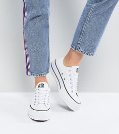 Белые кеды на платформе Converse Chuck Taylor All Star Ox - Белый