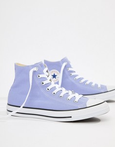 Фиолетовые высокие кеды Converse Chuck Taylor All Star 160455C - Фиолетовый