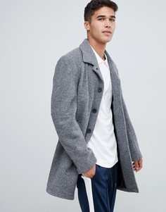 Серое строгое пальто с добавлением шерсти Lindbergh - Серый
