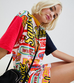 Платье-футболка с принтом The Simpsons x ASOS DESIGN - Мульти
