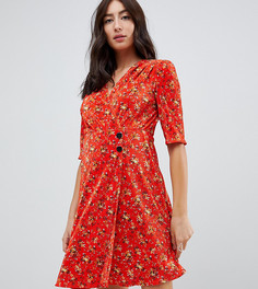 Платье мини с цветочным принтом и пуговицами ASOS DESIGN Maternity - Мульти