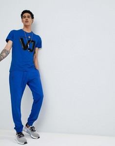 Синие джоггеры скинни Versace Jeans - Синий