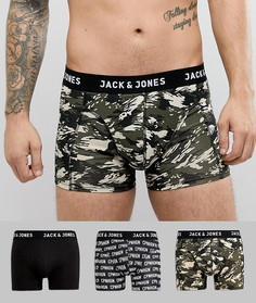 Набор из 3 боксеров-брифов Jack & Jones - Мульти