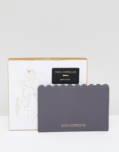 Визитница из натуральной кожи Paul Costelloe - Серый