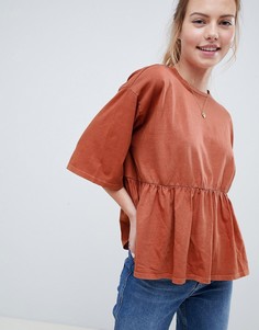 Выбеленный топ ASOS DESIGN - Оранжевый