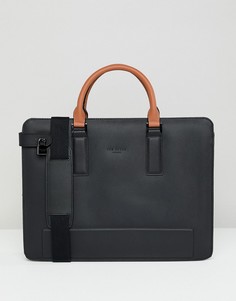 Кожаная сумка Ted Baker Stark - Черный
